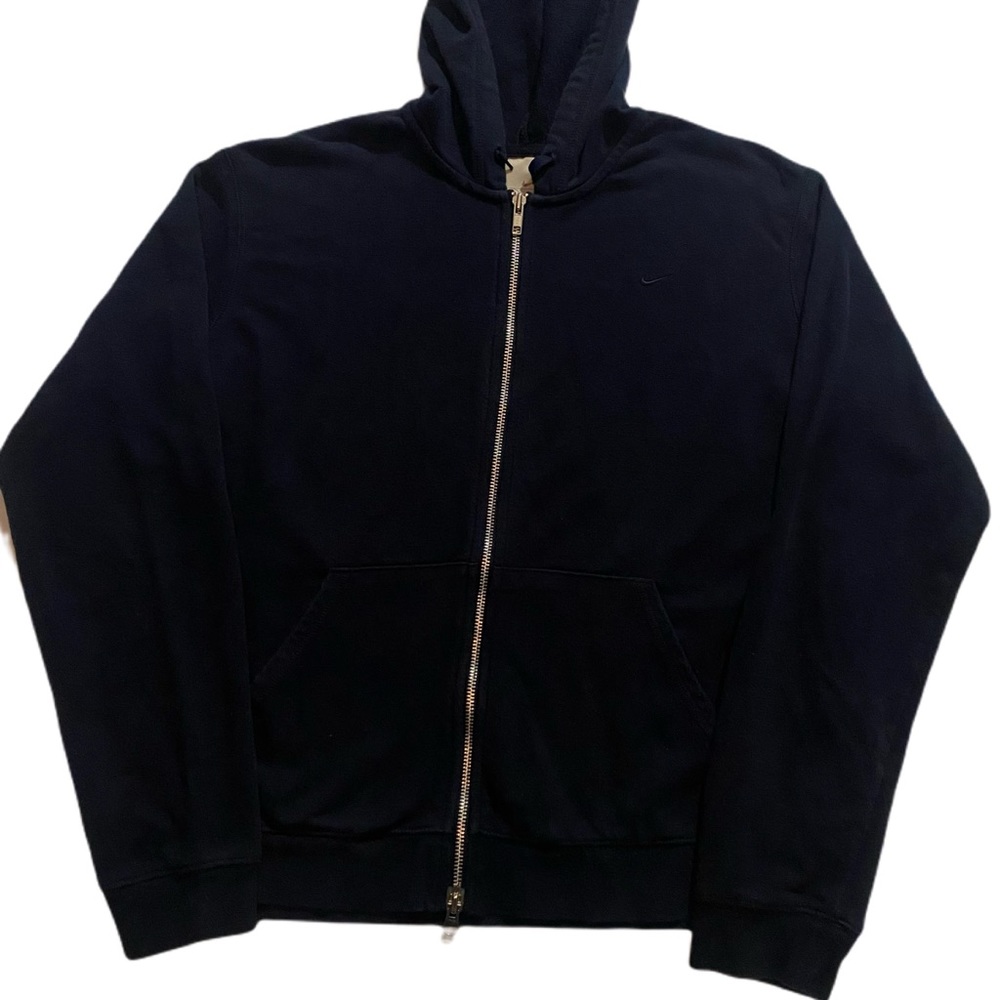 Nike Vintage Navy Check Zip Up